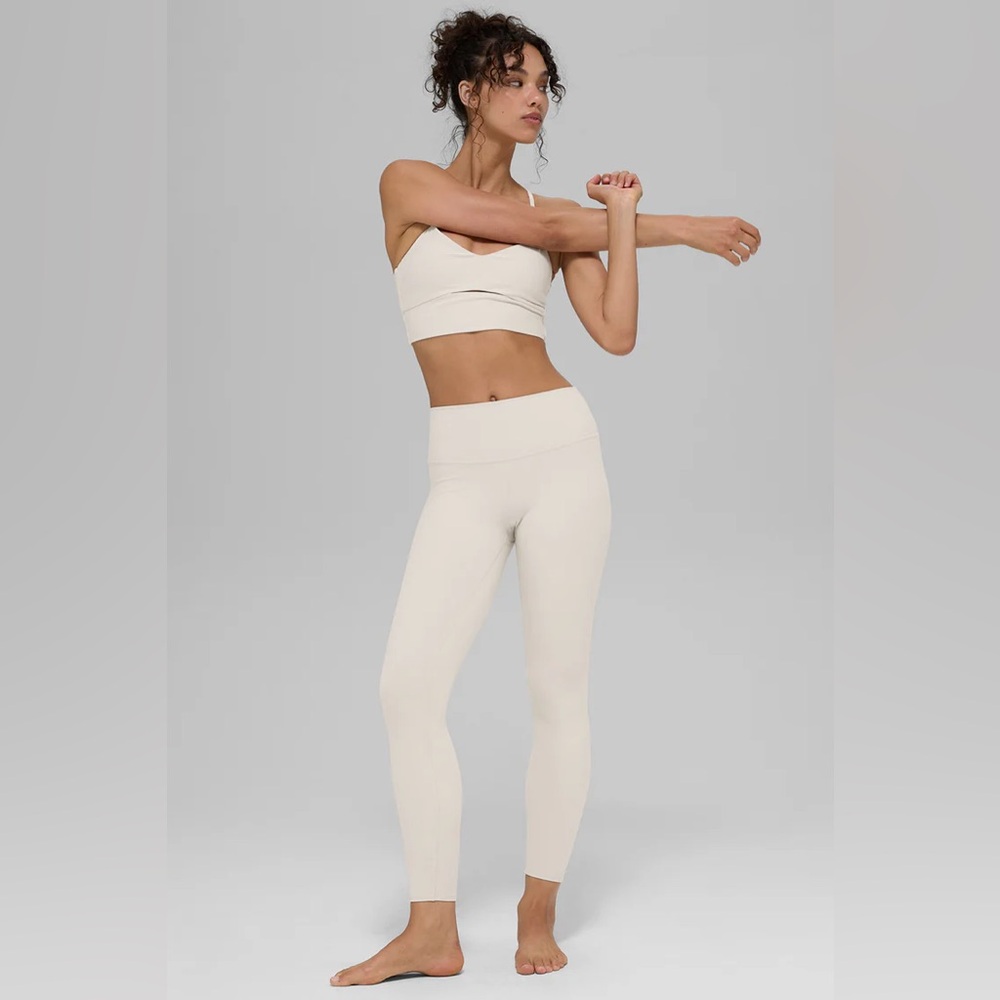 Alo Yoga Alosoft High-Waist 7/8 Highlight
Legging - Oatmeal Heather